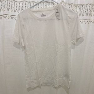 J. Crew White Tee, Size M